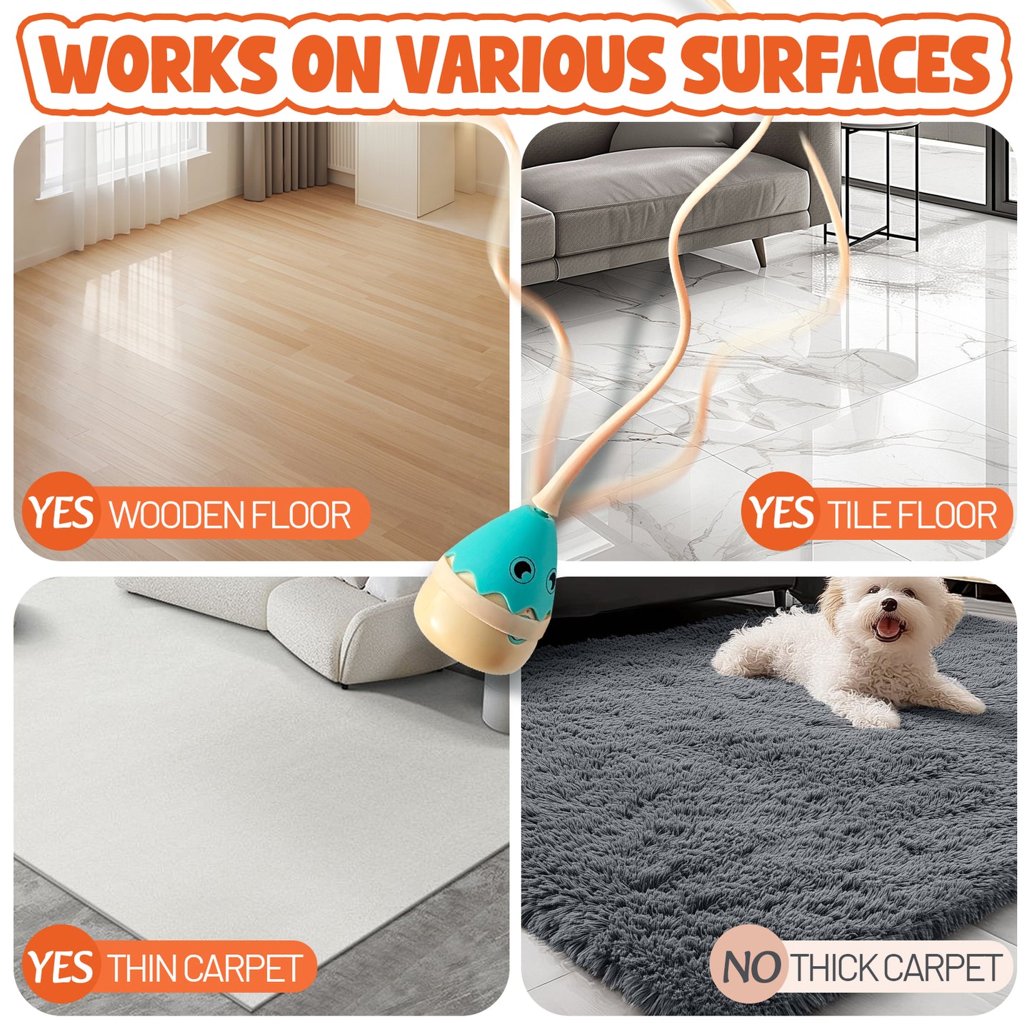 Likeypaw Automatic Silicone Mouse Tail Cat Toy