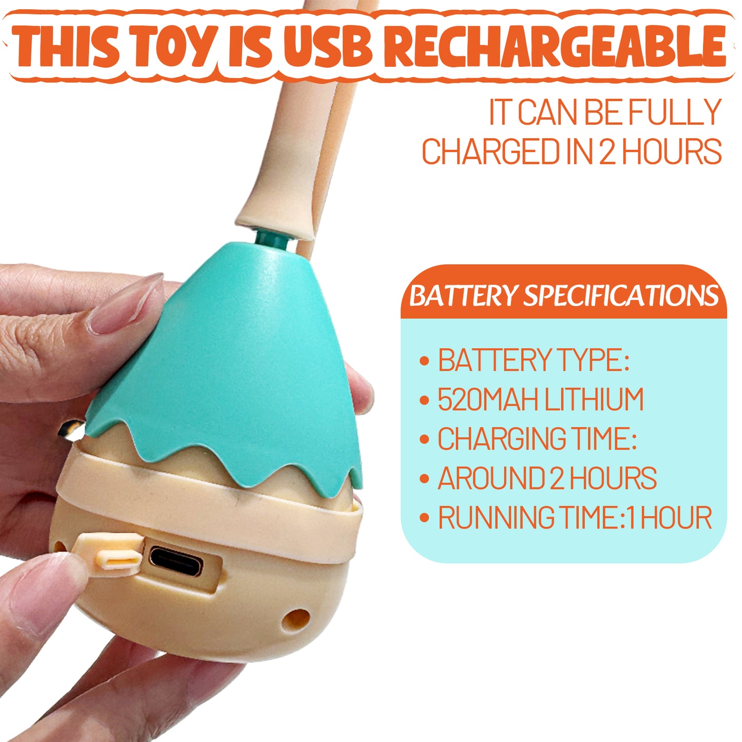 Likeypaw Automatic Silicone Mouse Tail Cat Toy