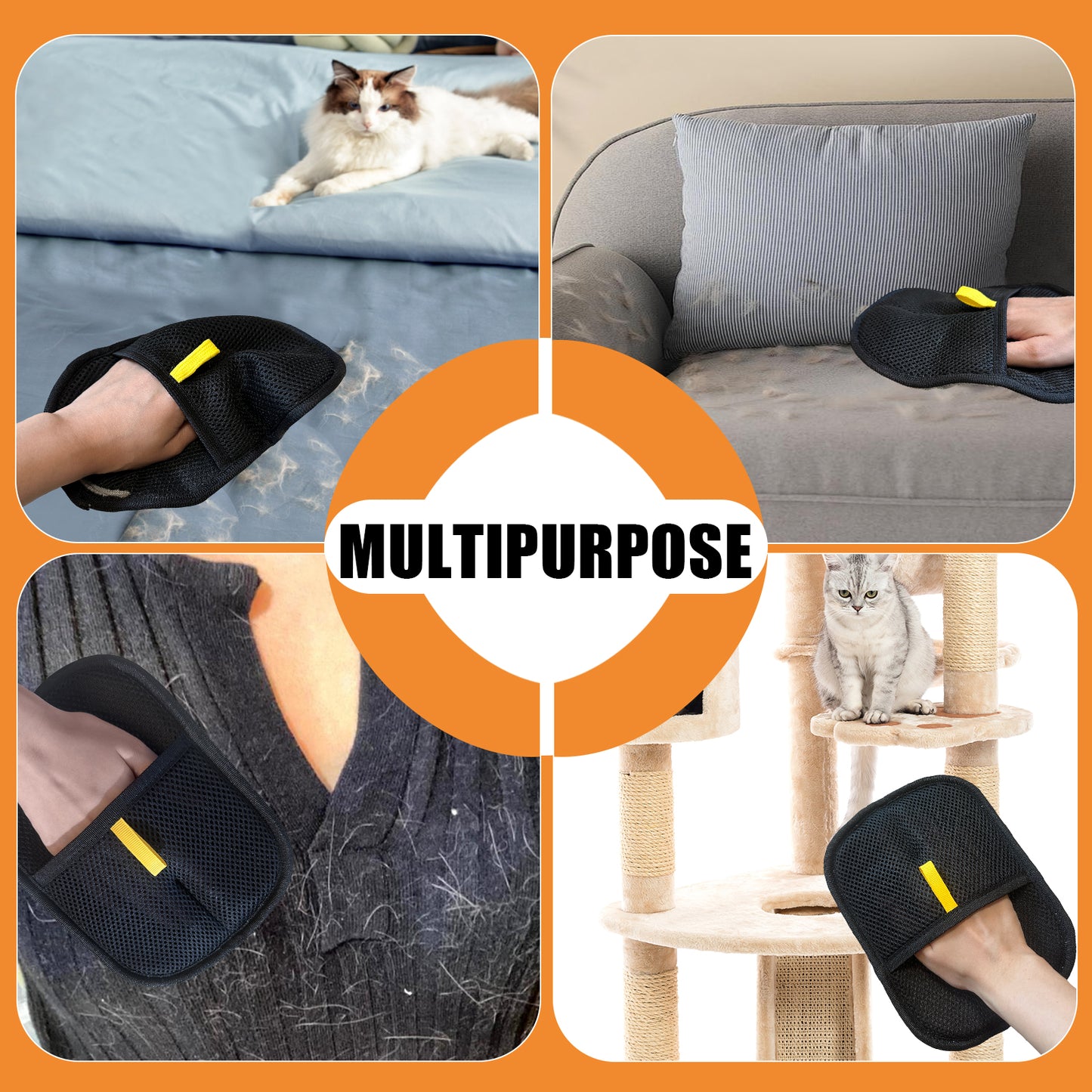 Likeypaw Pet Hair Removal Glove (1 Pack) – For Fabric & Furniture